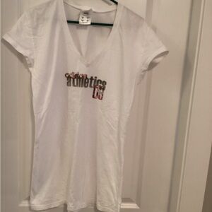 Adidas White Graphic Short Sleeve Tee